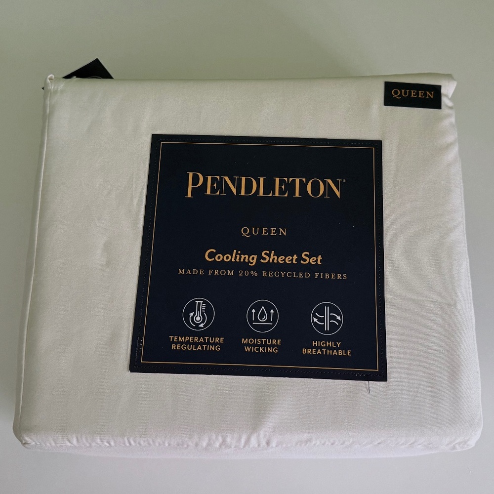 Pendleton Queen Sheet Set in Antique White